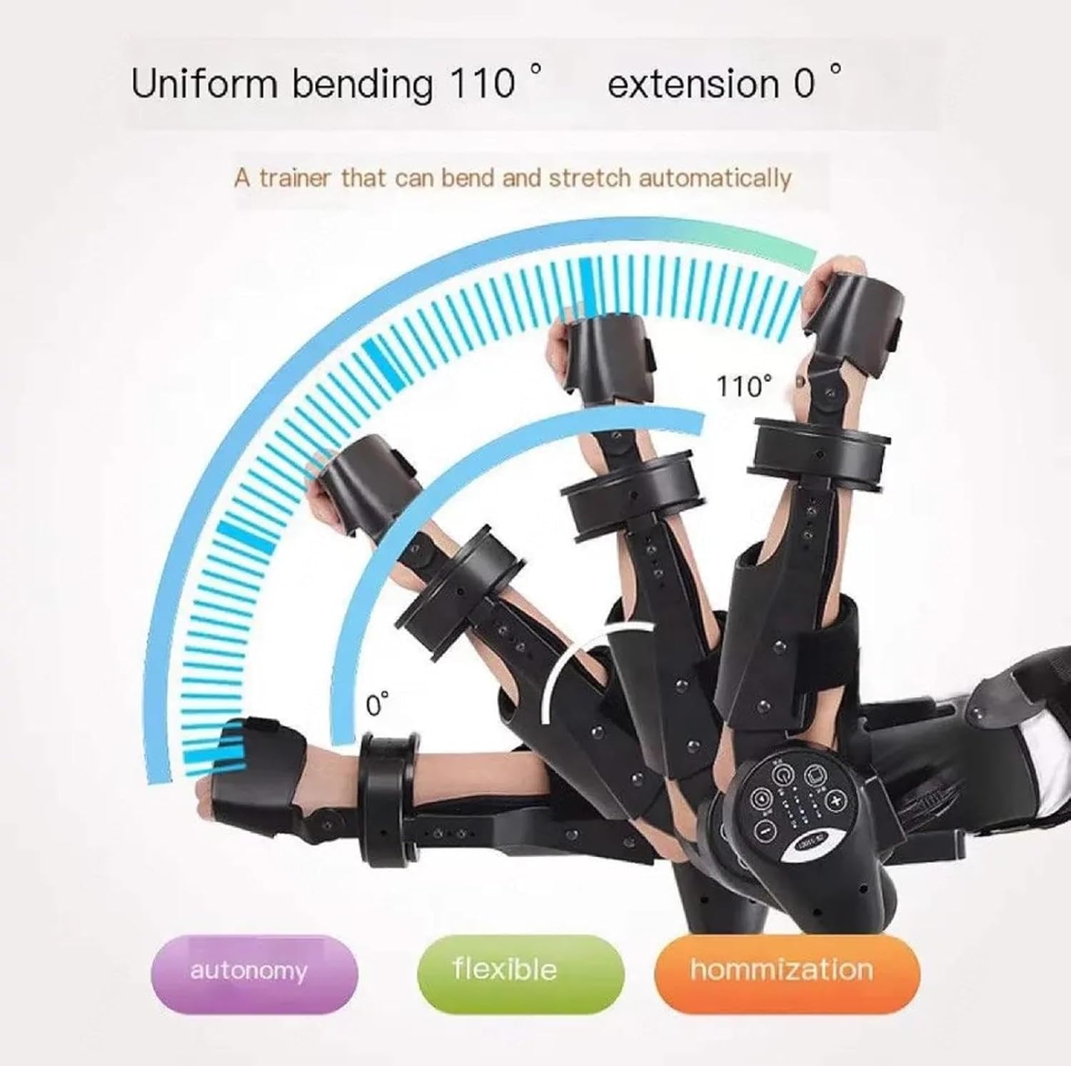 Electric Elbow Joint Rehabilitation Device, Wireless Intelligent Key Control, Precisely Control The Extension and Flexion Angle, Hinged Elbow Brace Arm Exerciser,