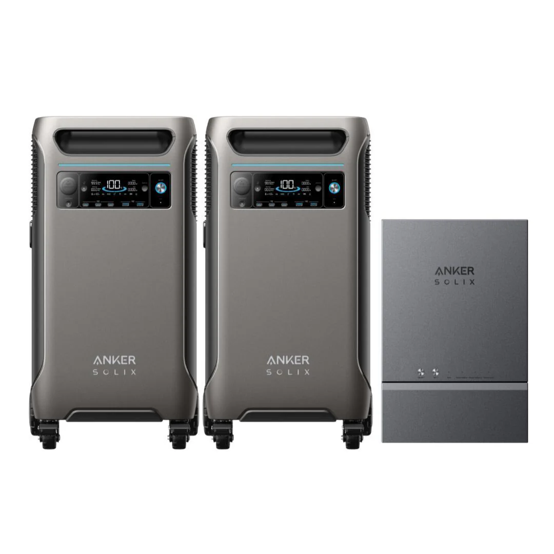Anker SOLIX F3800 (12kW | 7.68kWh) x2 + Smart Home Power Kit