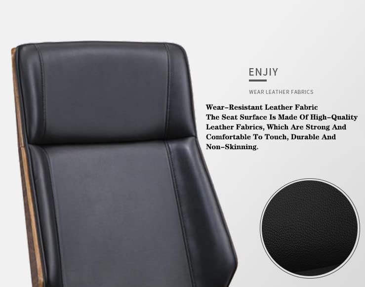 Posture Ergonomic Pu Leather,Managerial Computer Desk Chair Flip Up Armrest Big Tall Modern Executive Chair and Computer Desk Chair Supports Up to 400 Pounds,Bonded Leath,C