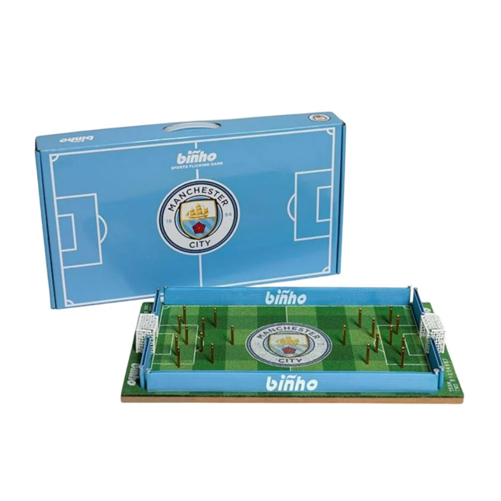 Binho Classic Manchester City FC Edition 2 Player Pinball Board Game