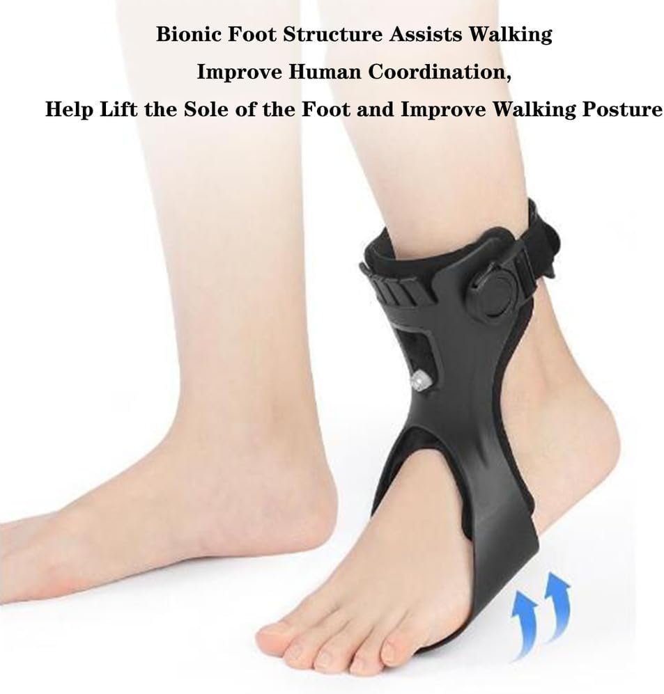 SFKLYU Othopedic Drop Foot, Ankle Stabilizer Brace, Sleeping Drop Foot Support, AFO Drop Foot Splint for Treating Plantar Fasciitis and Achilles Tendonitis,C a Pair