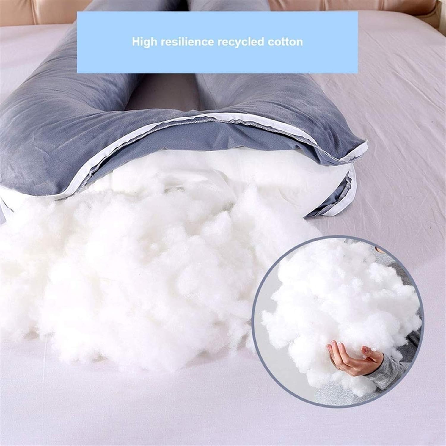 Red 3 Cozy Pregnancy Pillow Maternity Boyfriend Arm Body Sleeping Cushion Cover