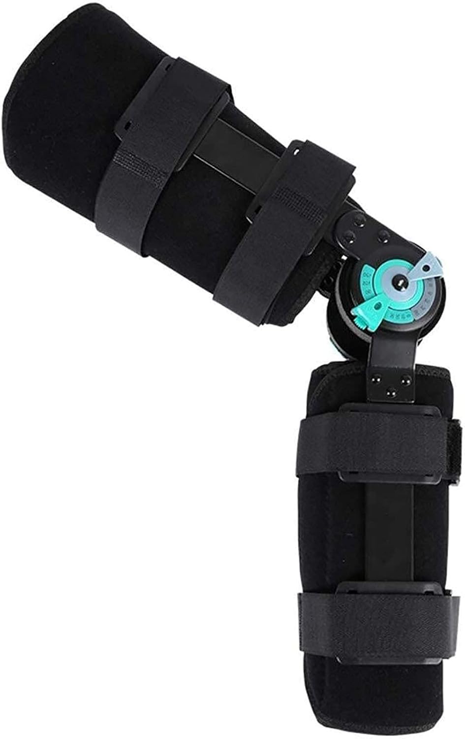 Hinged Knee Brace, Adjustable and Breathable Hinged Knee Brace with Adjustable Dials, Orthosis Stabilizer Hinged Immobilizer for Tendon Strains, Joint Pain, Injury Recovery(