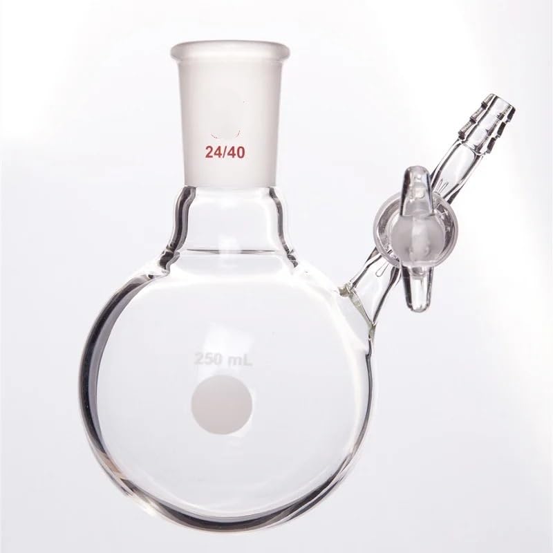 Reaction Ball, Glass Valve, Neck Reaction Ball Vial, Reaction Ball with Glass Valve, F53
