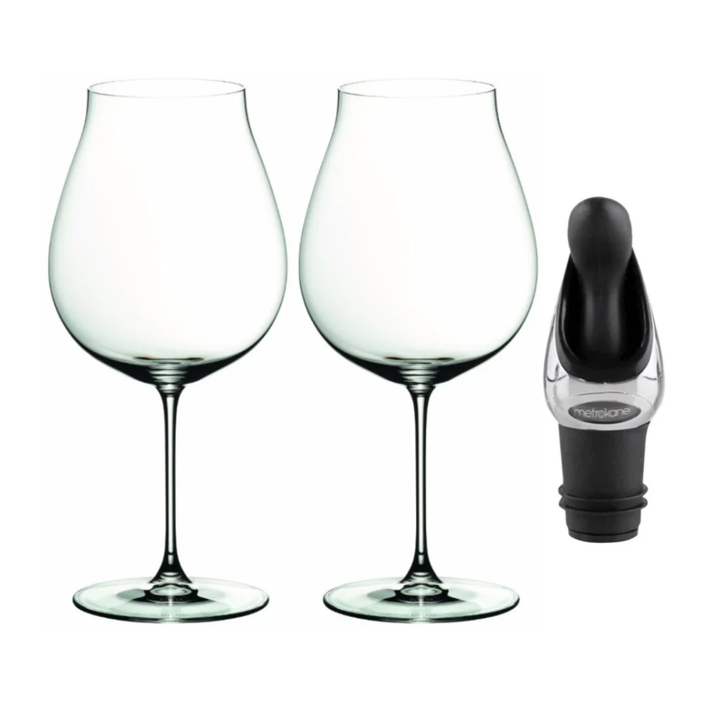 Riedel New World Pinot Noir Wine Glass with Wine Pourer