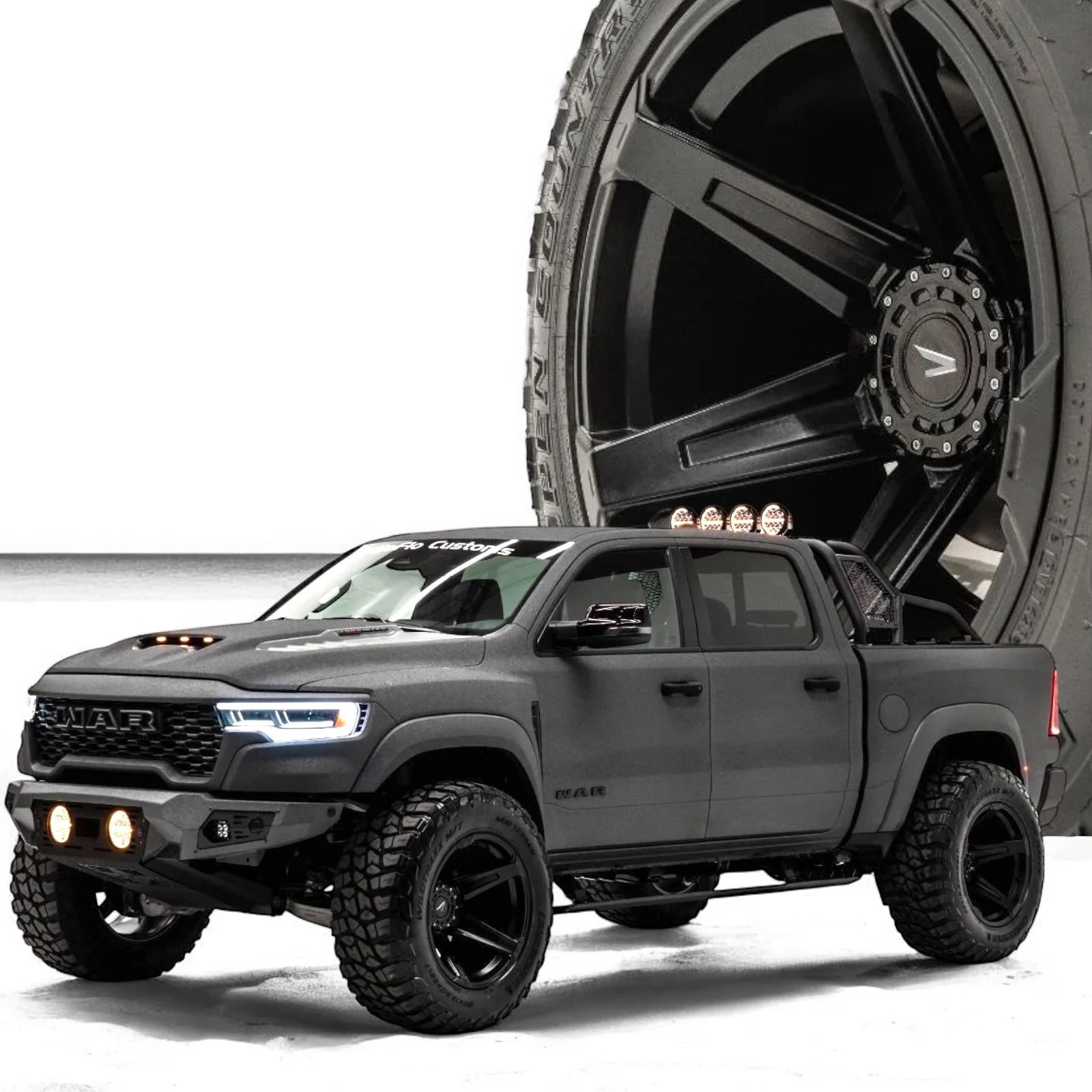 BLACK APOCALYPSE RAM 1500 TRX WHEELS