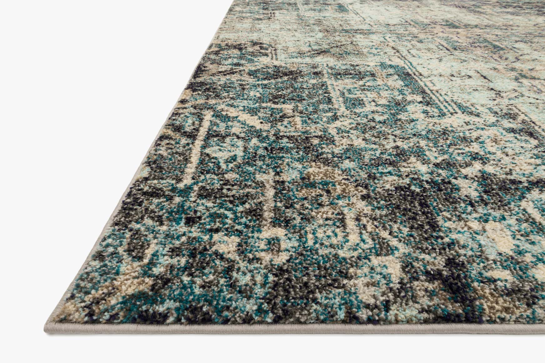 Loloi II Nadia Collection - Transitional Power Loomed Rug in Smoke & Slate (NN-07)