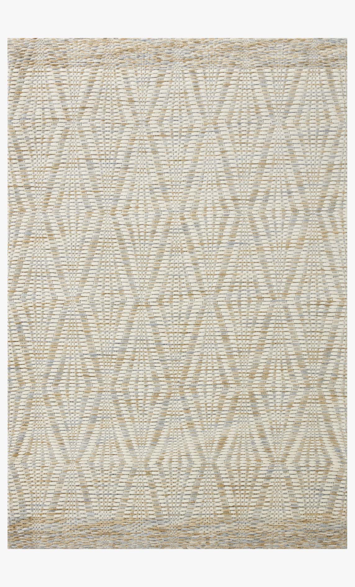 Loloi Kenzie Collection - Contemporary Hand Woven Rug in Ivory & Sand (KNZ-01)