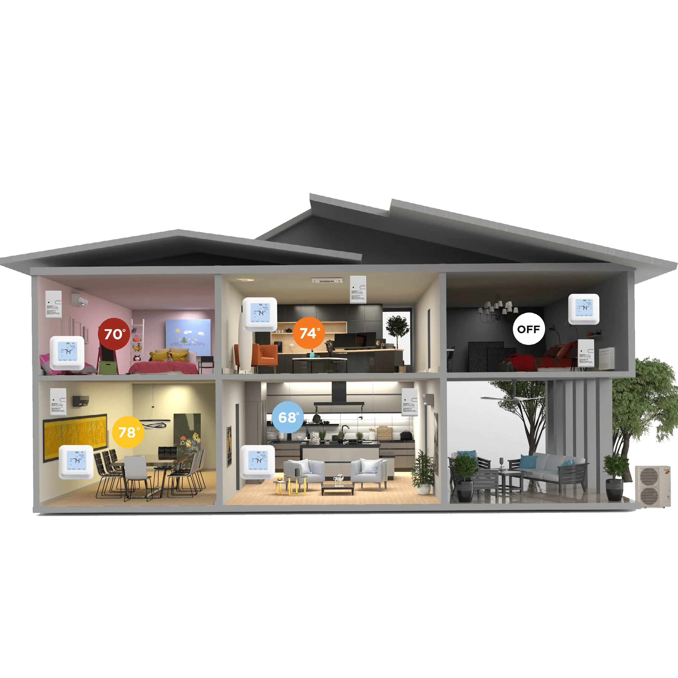 Mitsubishi Kumo Touch Wireless Remote Receiver Kit