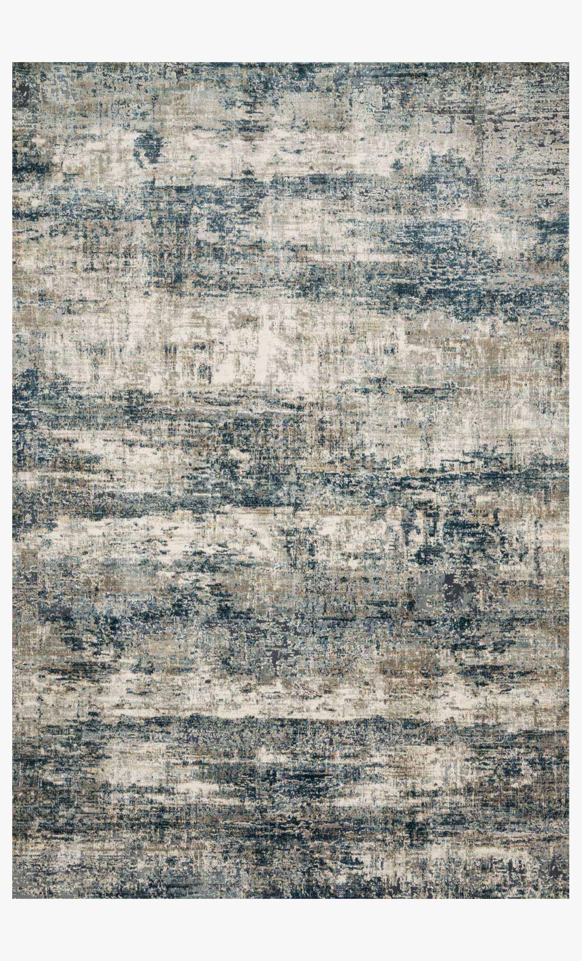 Loloi Cascade Collection - Contemporary Power Loomed Rug in Ocean & Grey (CAS-05)