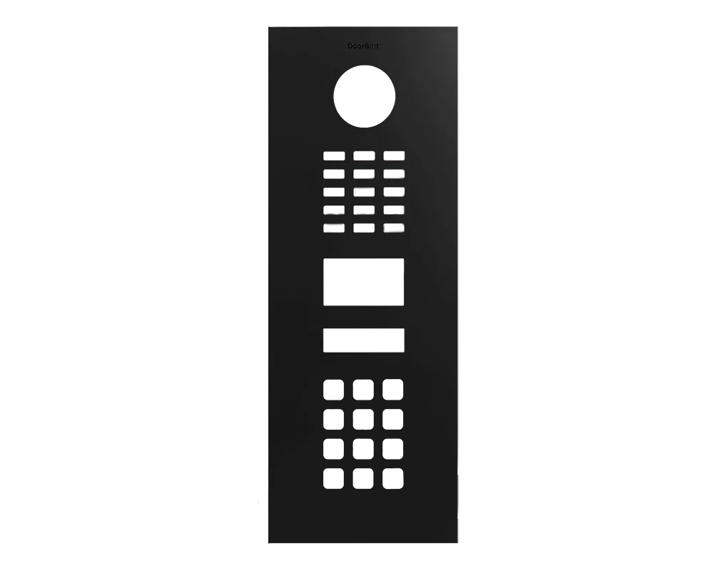 DoorBird Front Panel for D2101KV in Graphite Black