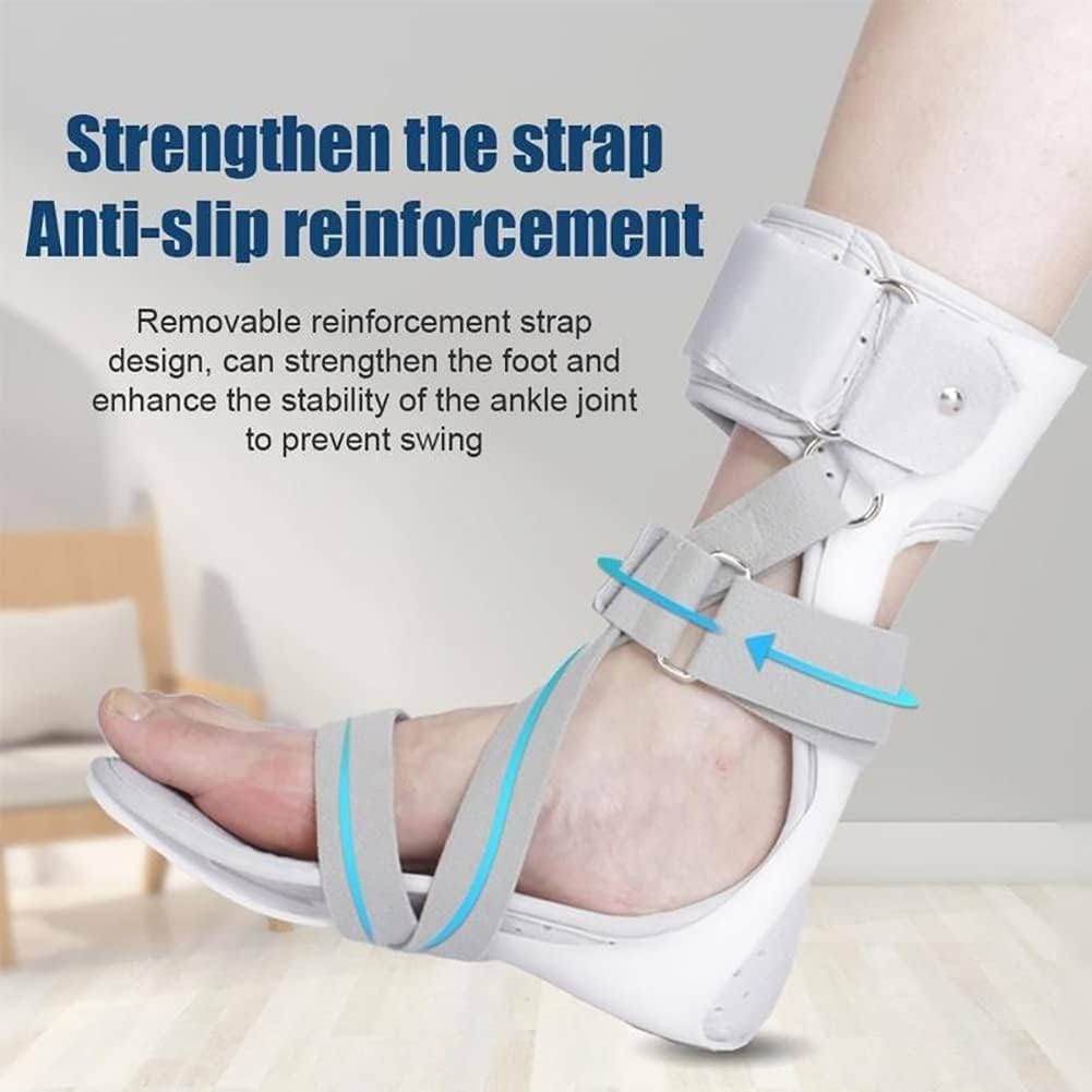 Ankle Foot Orthosis Support Ankle Foot Orthosis Support Brace AFO AFOs Ankle Support Fits Ankle Nerve Tissue Ergonomic Design For Foot Drop, Relieve Pain (Color : Right Foot, Size : S 35)