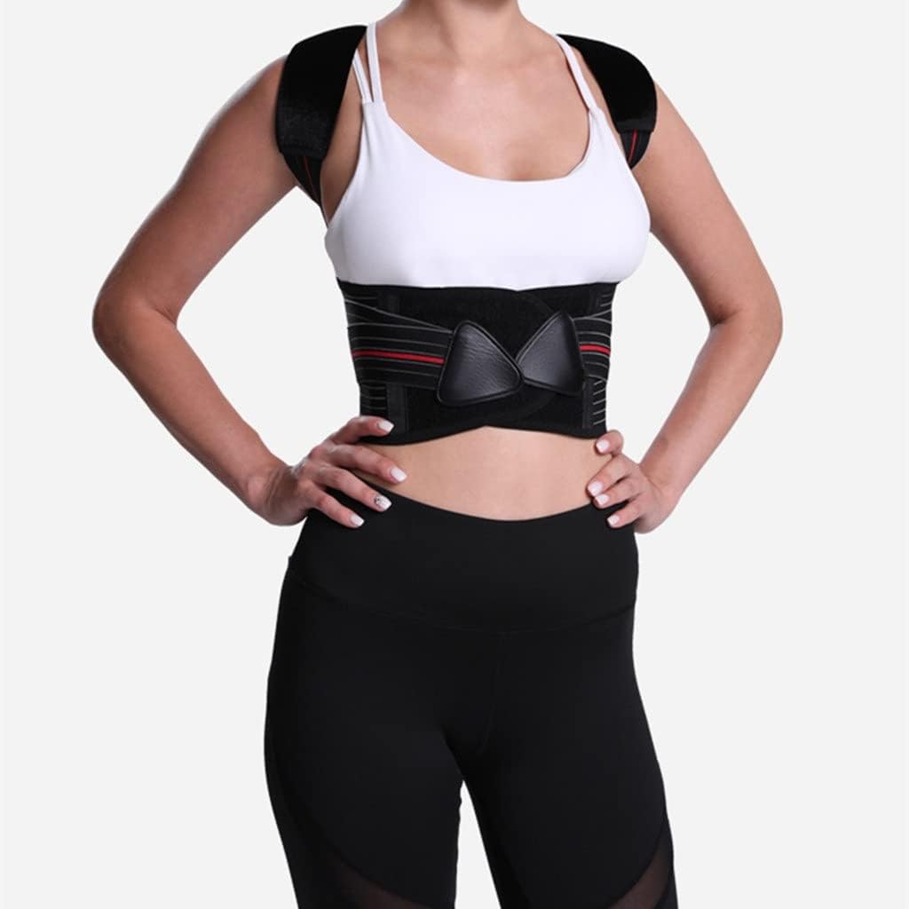 Adjustable Posture Corrector Back Support Shoulder Brace Correction Spine Postural Fixer Tape(XL)