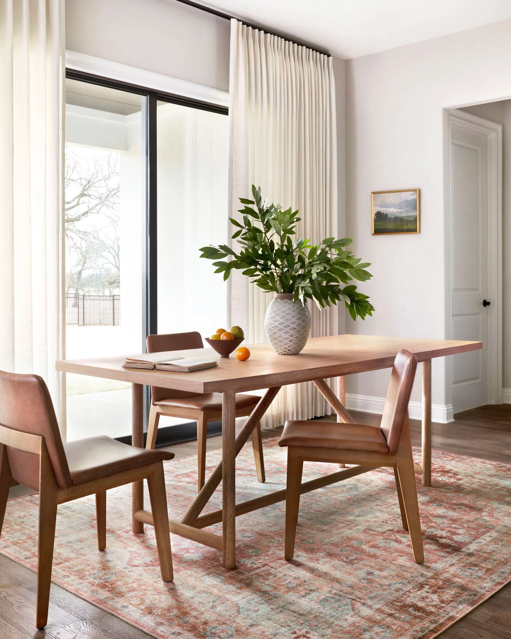 Loloi II Heidi Collection - Traditional Power Loomed Rug in Terracotta & Aqua (HEI-01)