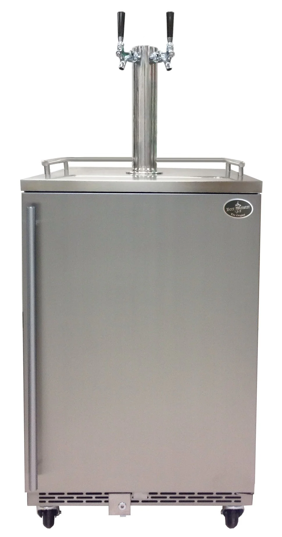 Beer Meister Premium Series Refrigerator Dual Tower With Stainless Door and Digital Temperature Control (BM1600SDWT)