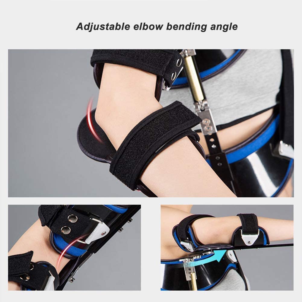 Cushion Hinged Elbow Brace With Sling Adjustable Elbow Support Stabilizer Splint For Ligament Strains Post Recovery