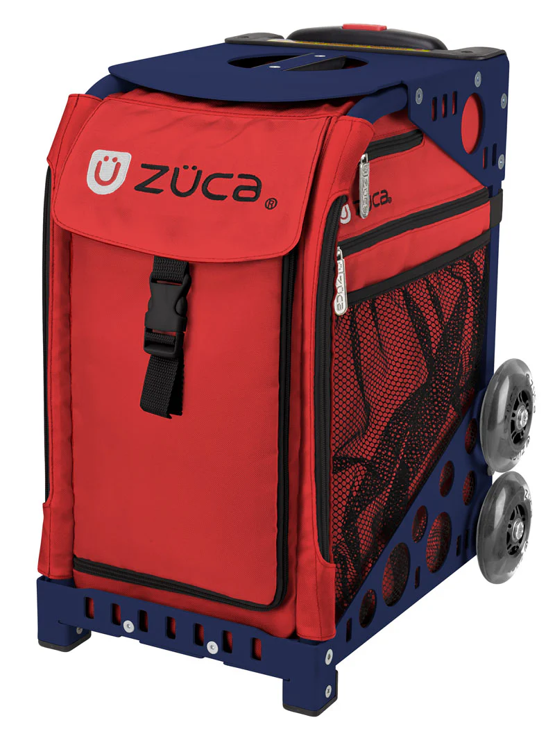 Zuca Chili Red Sport Insert Bag & Frame (Navy)