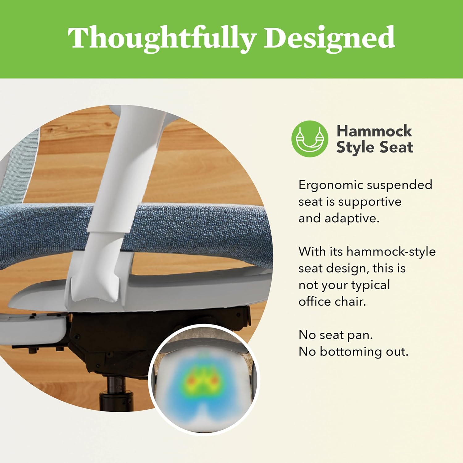 HON Nucleus Task Chair, Advanced Synchro-Tilt Control, Office Chair with Lumbar Support, Height and Width Adjustable Arms, Titanium Frame, Frost