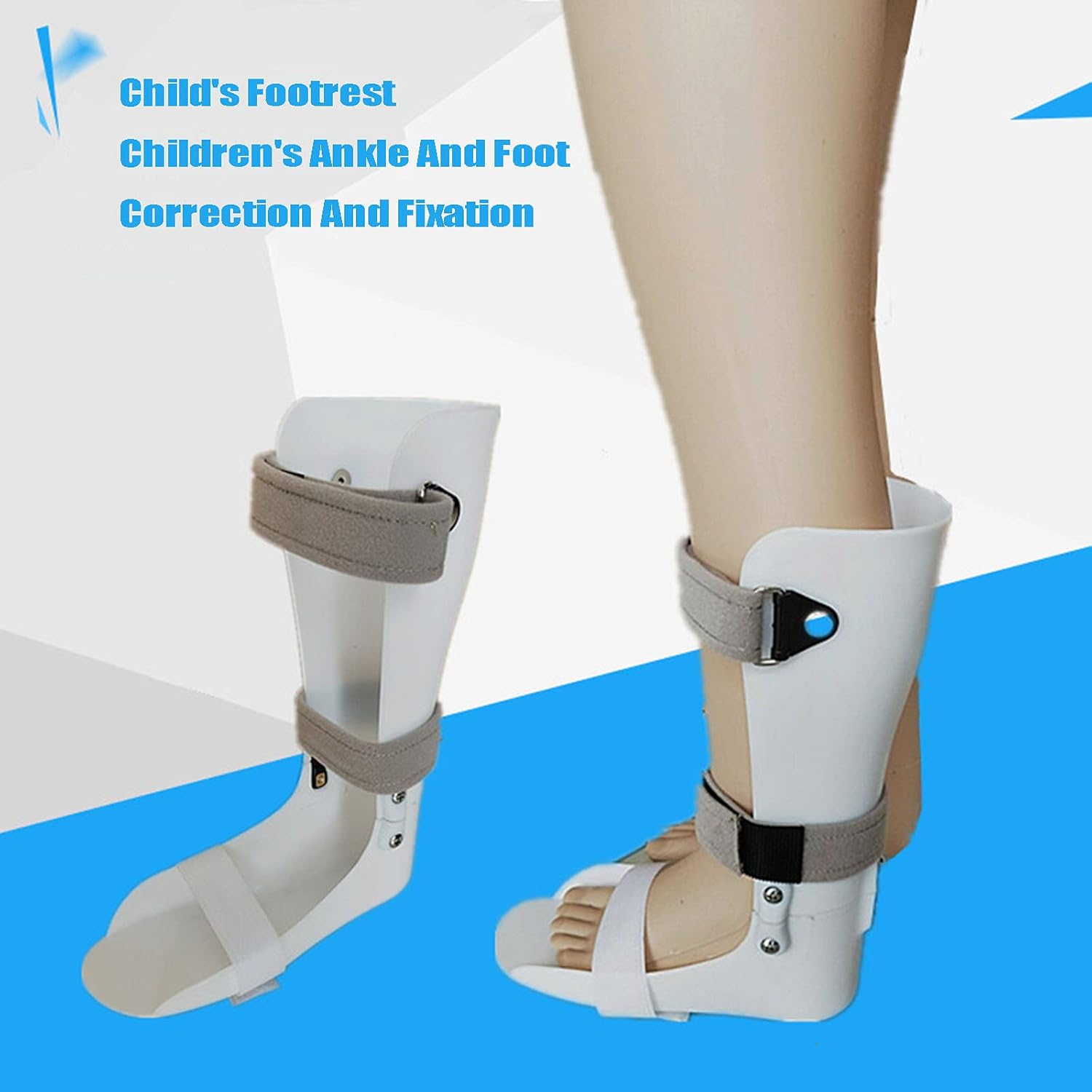 Drop Foot Splint - Children's Drop Foot Brace Orthosis Ankle Support, Othopedic Ankle Foot Brace Night Splint Support for Children (Right M)