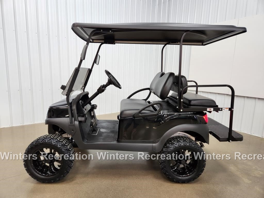 2020 Club Car Tempo Electric STREET READY Golf Cart, Metallic Black