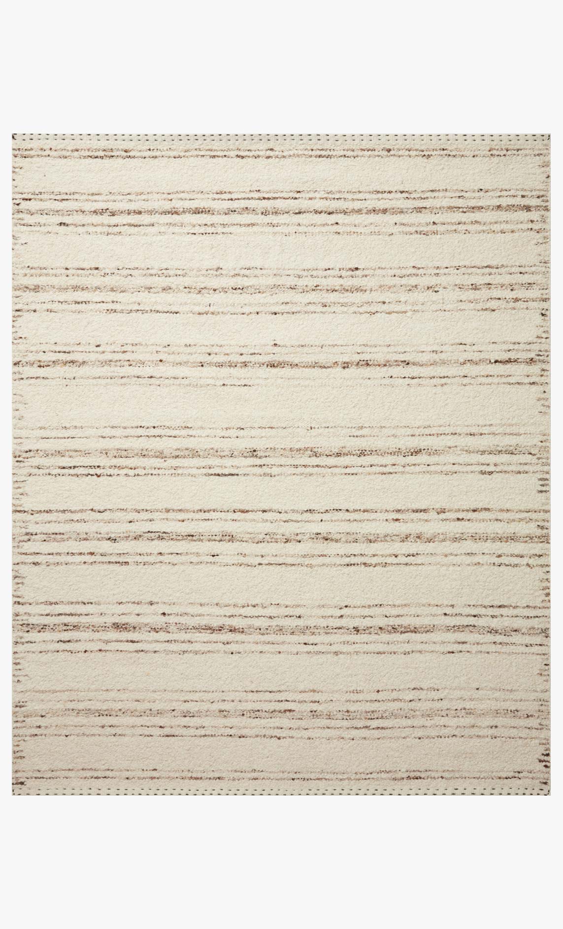 Loloi Roman Collection - Contemporary Hand Woven Rug in Ivory & Pebble (ROM-02)