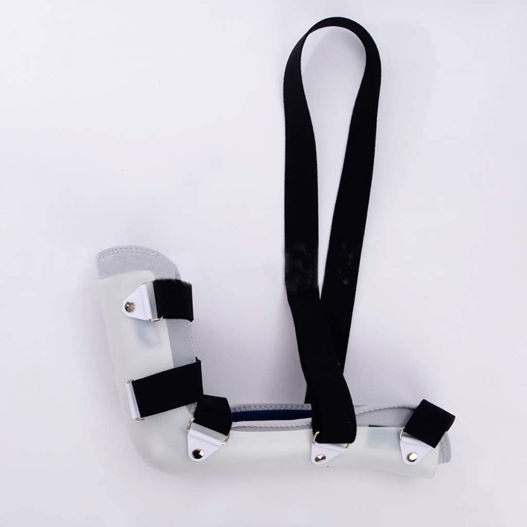 Elbow Brace With Strap, Post OP Elbow Brace Stabilizer Splint Arm Orthosis Injury Recovery Support For Injury Recovery,Left-One Size