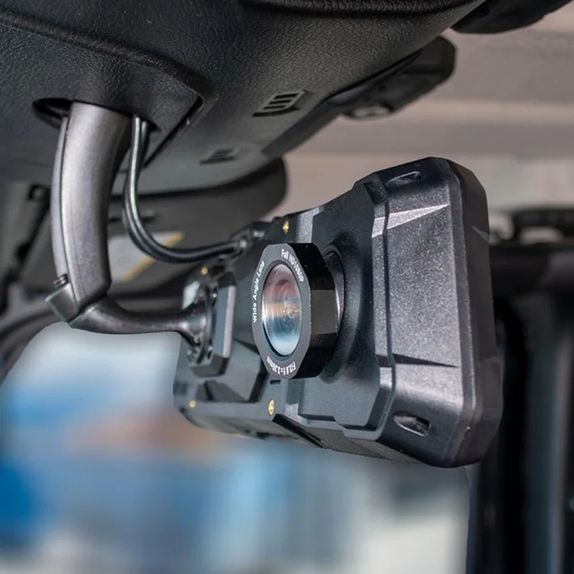 The Legend 3ch Waterproof Rear View Mirror Dash Cam with 1080P 60fps Front+ Rear+ Bumper/Cabin Cameras