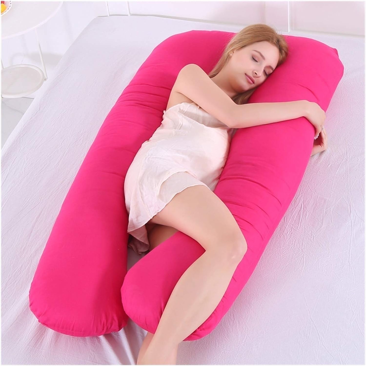 Red 3 Cozy Pregnancy Pillow Maternity Boyfriend Arm Body Sleeping Cushion Cover