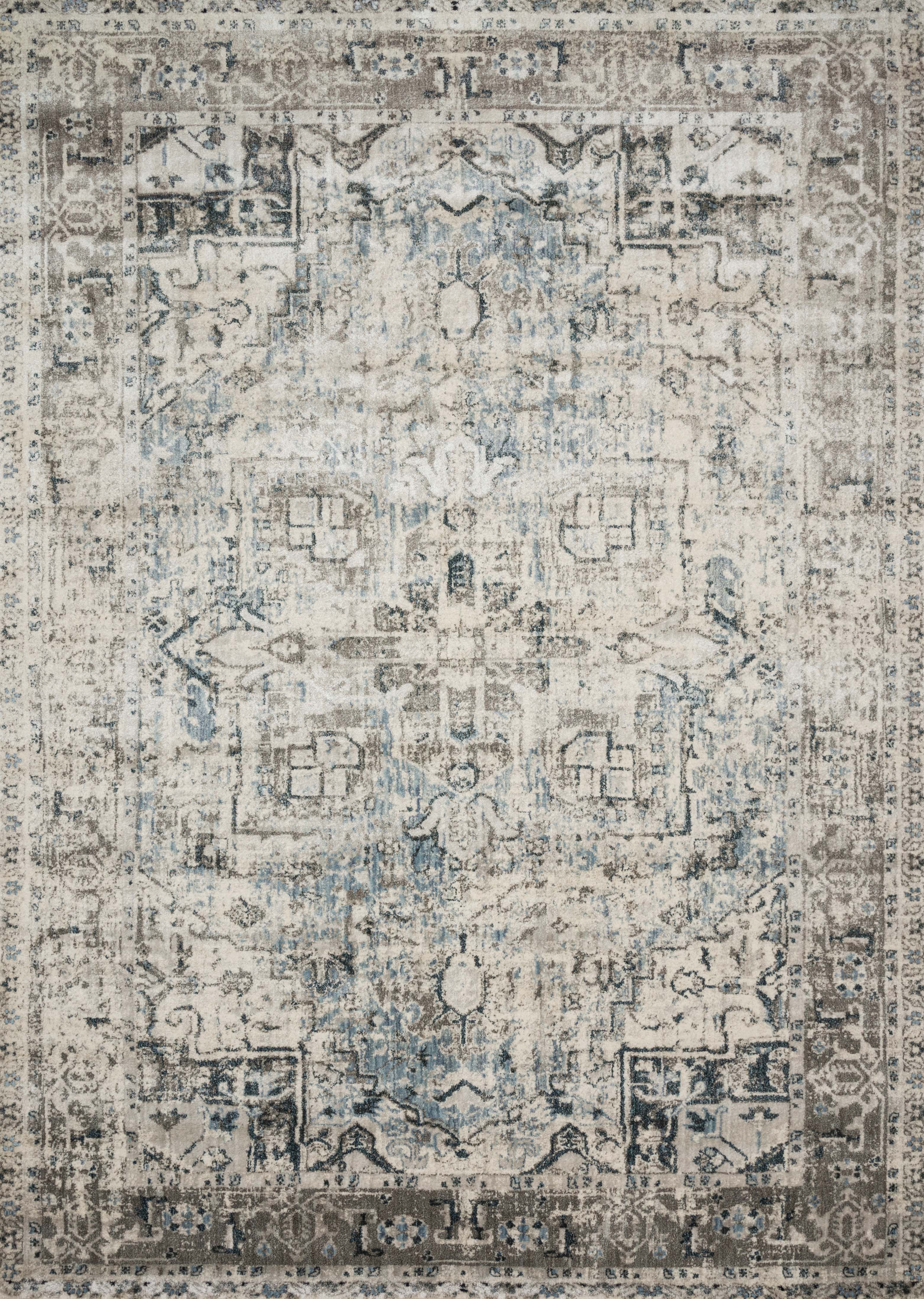 Loloi Anastasia Collection - Transitional Power Loomed Rug in Blue & Slate (AF-20)
