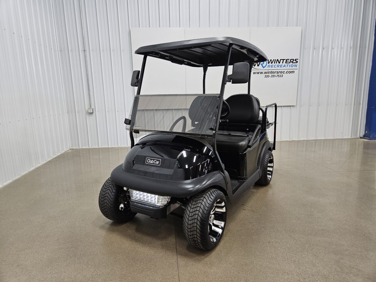 2022 Club Car Precedent Electric STREET READY Golf Cart, Black