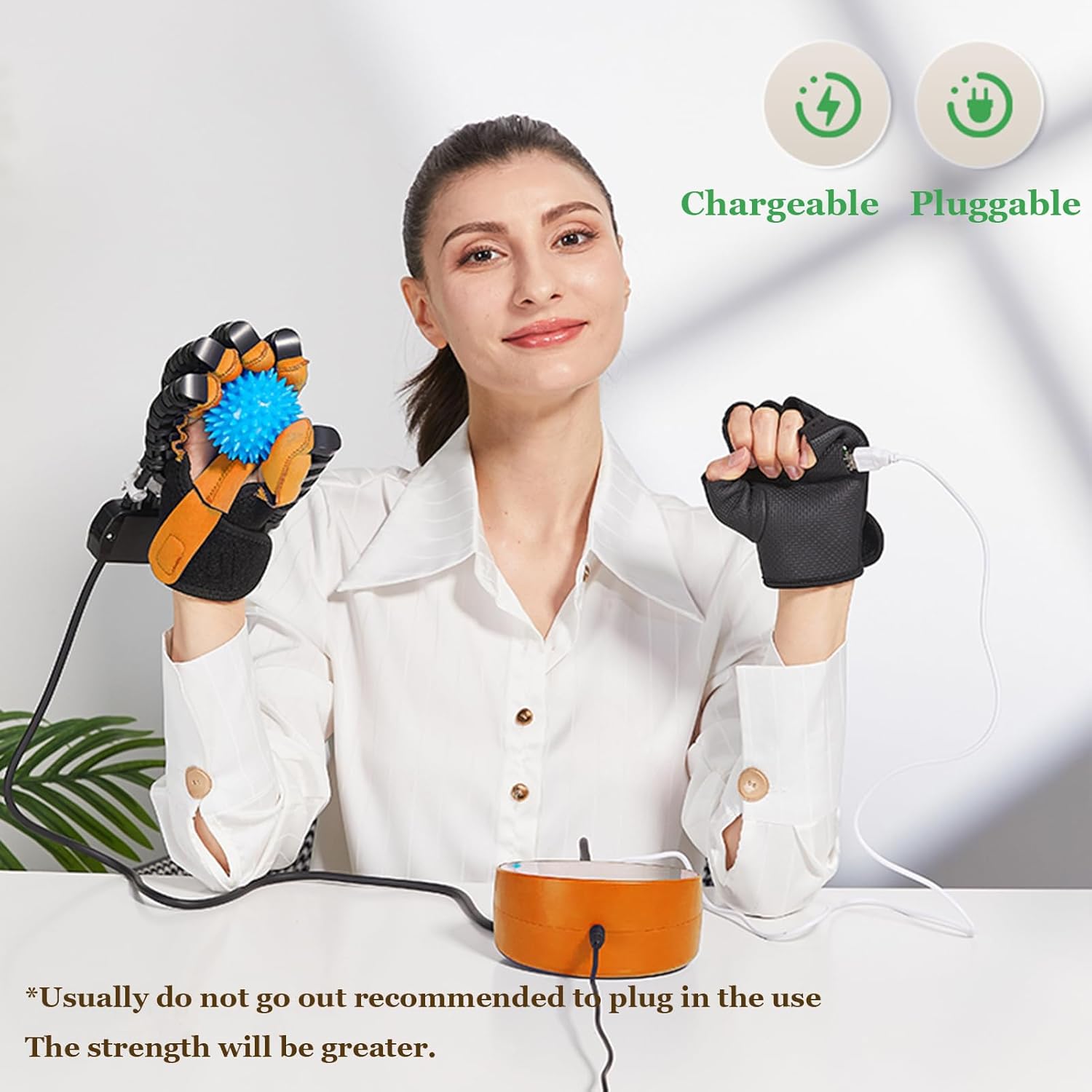 Stroke Hand Splint, hand Rehabilitation Device Stroke Hemiplegia Finger Trainer, to Solve Finger ​Stiffnes effectively relieves finger cramps