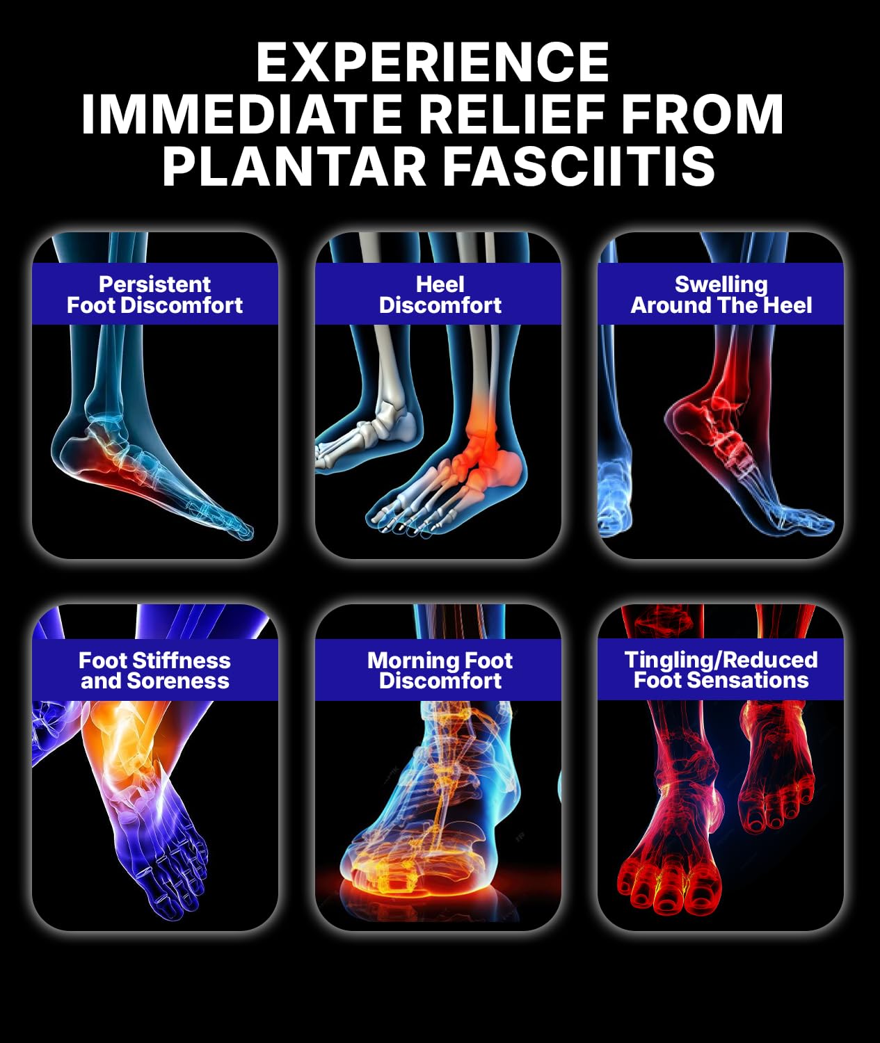 Koprez Plantar Fasciitis Sleeve - Plantar Fasciitis Relief, Plantar Fasciitis Socks, Ankle Compression Sleeve, Ankle Support for Women, Plantar Fasciitis Brace, Ankle Sleeve, Ankle Support Men