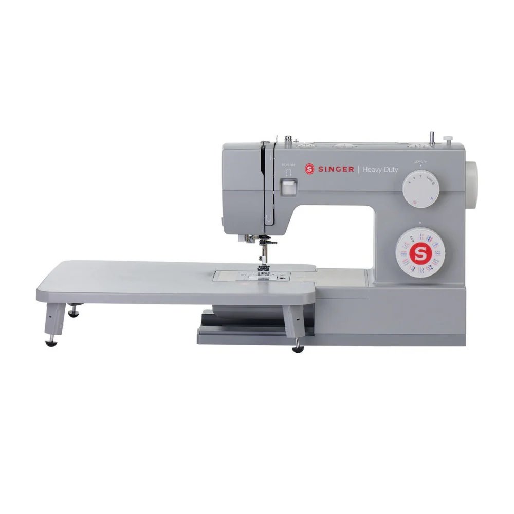 Singer Heavy Duty 6380 Sewing Machine with Extension Table (Gray)
