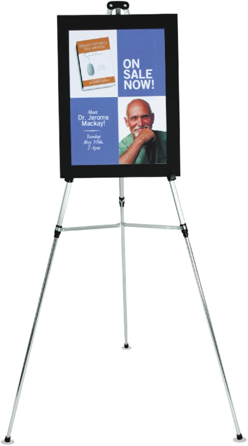 Quartet Easel, Aluminum, Lightweight, Telescoping, 66