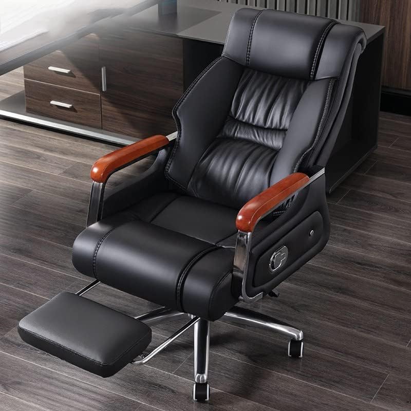Massage Big and Tall Video Task Chair,Click5 Lumbar Support with Flip Adjust Armrests High Back Ergonomic for Lumbar Support Task Swivel,Bonded Leather Comfortable Annive,