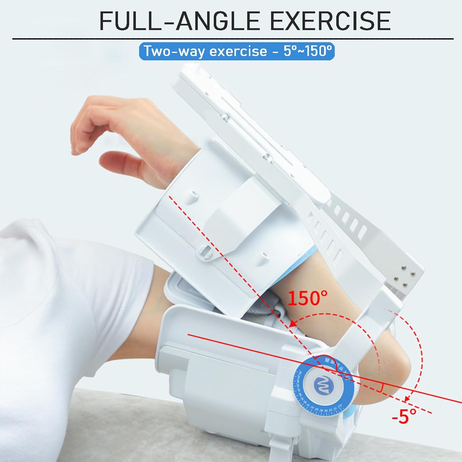 Arm Rehabilitation Device | Elbow Joint Rehabilitation Training Device Hinged Elbow Brace Arm Exerciser | for Stroke Hemiplegia Patients
