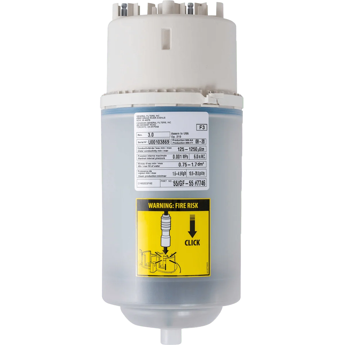 General Aire 5500 Whole House Steam Humidifier For Up To 5,500 Sq. Ft.