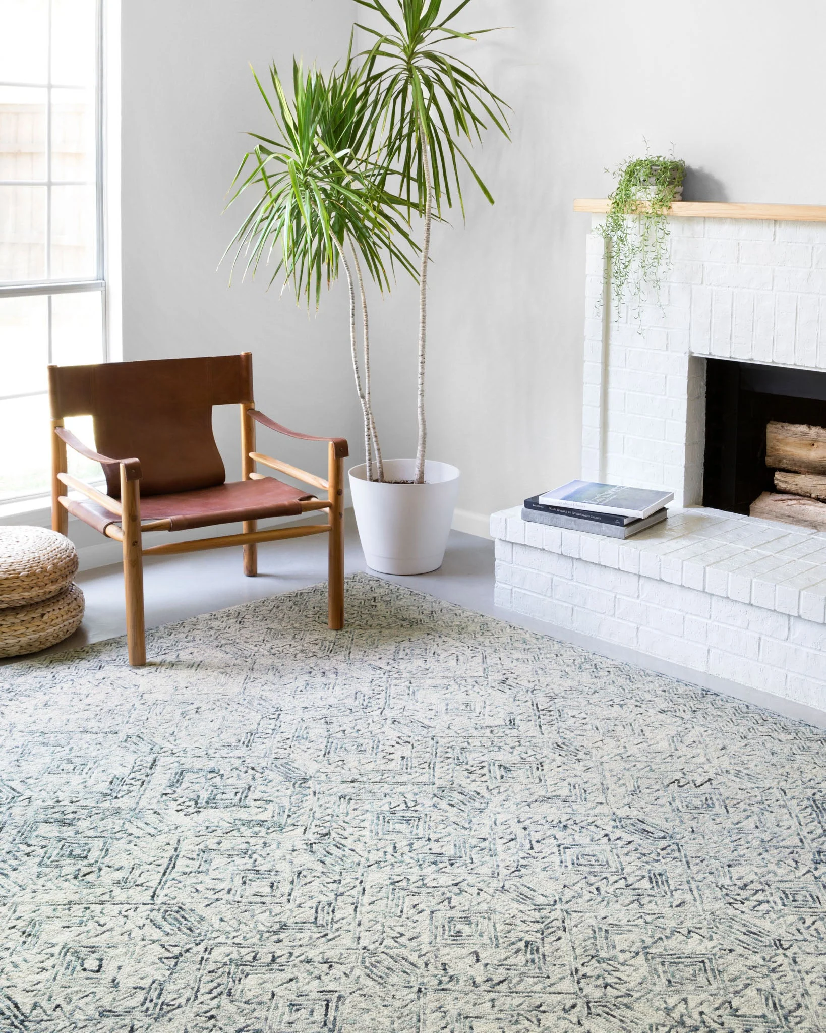 Loloi II Ziva Collection - Contemporary Hand Tufted Rug in Bluestone (ZV-03)