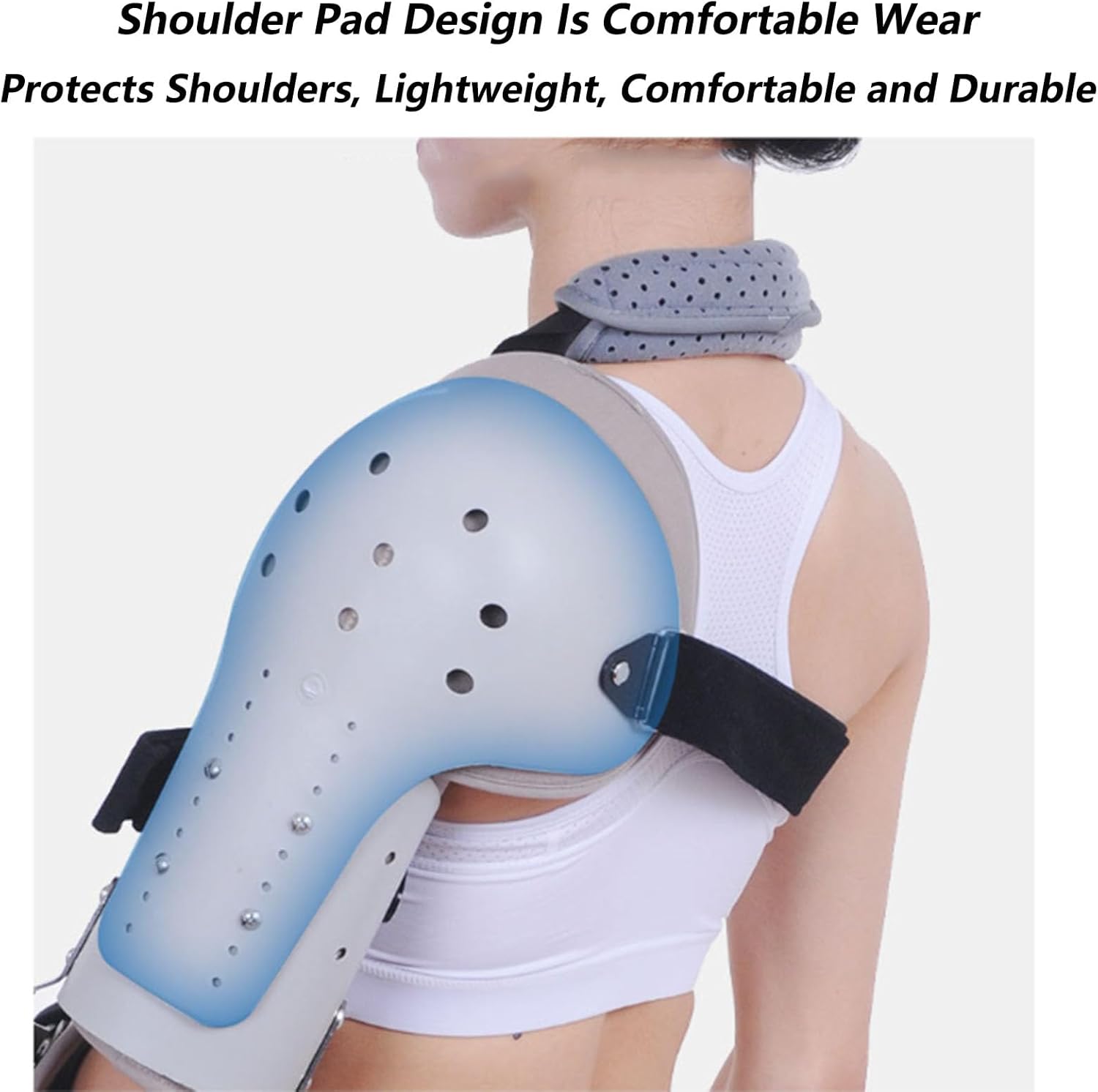 SFKLYU Elbow Immobilizer Brace Removable Long Arm Cast and Soft Forearm Orthosis Splint Adjustable Post OP Elbow Brace for Post Elbow Brace Stabilizer,Right