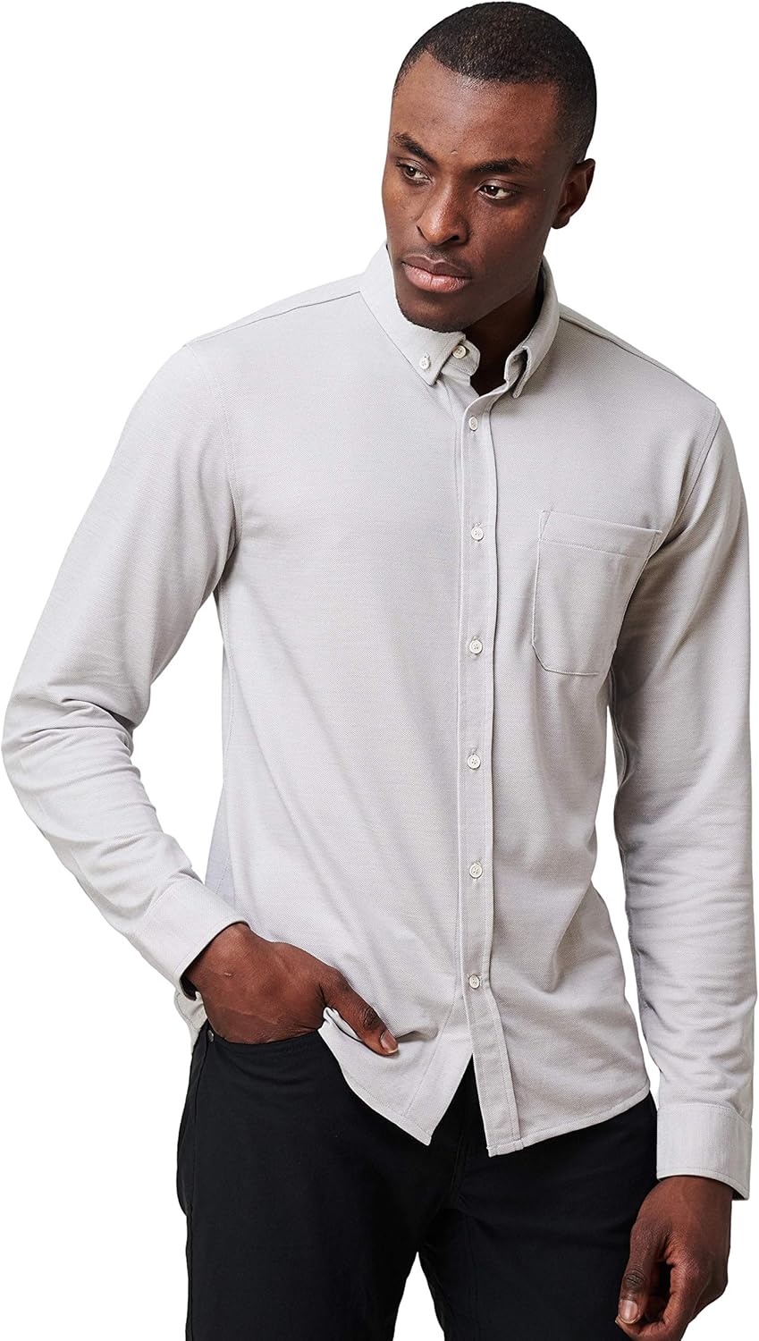 Western Rise Limitless Merino Wool Men's High Performance Button-Down Shirt