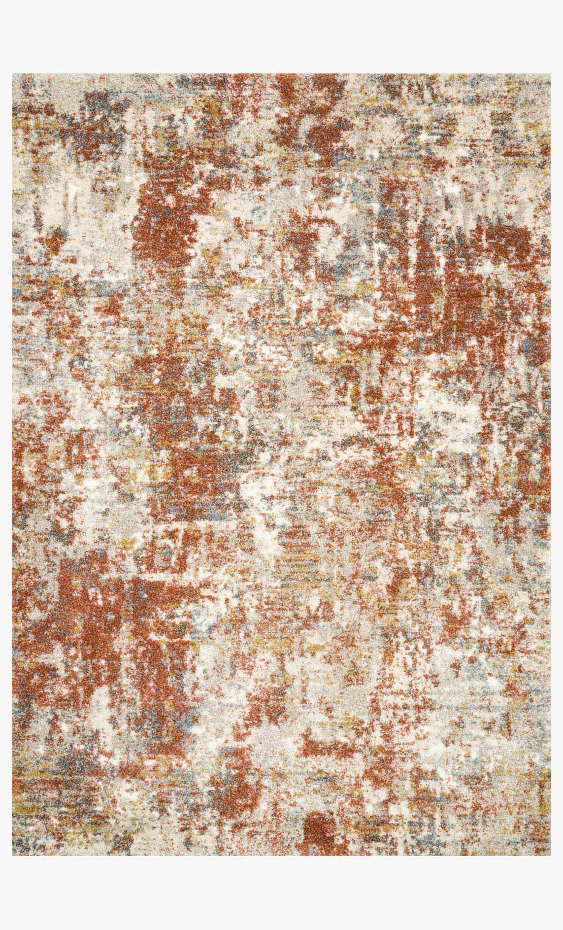 Loloi Landscape Collection - Contemporary Power Loomed Rug in Rust (LAN-03)