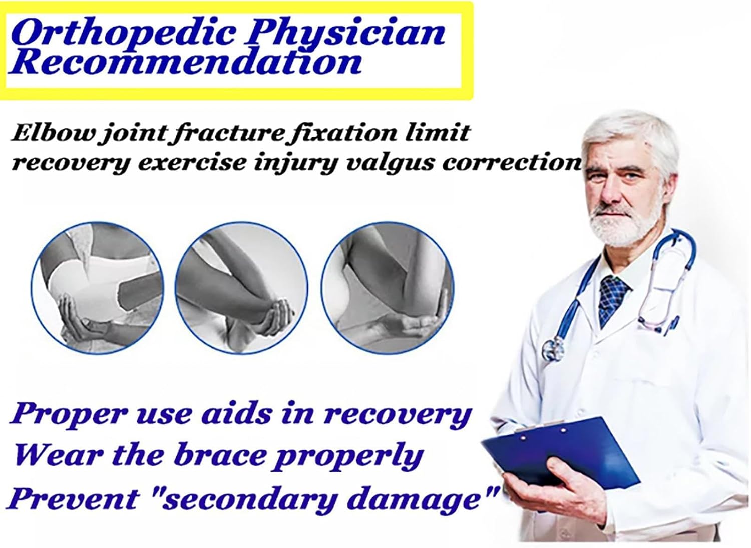 Adjustable Post-Operative Hinged Elbow Brace ROM Unisex,with Sling Stabilizer Splint,Arm Injury Recovery Support, Support After Surgery Dislocated,Tendon Repairs,Right