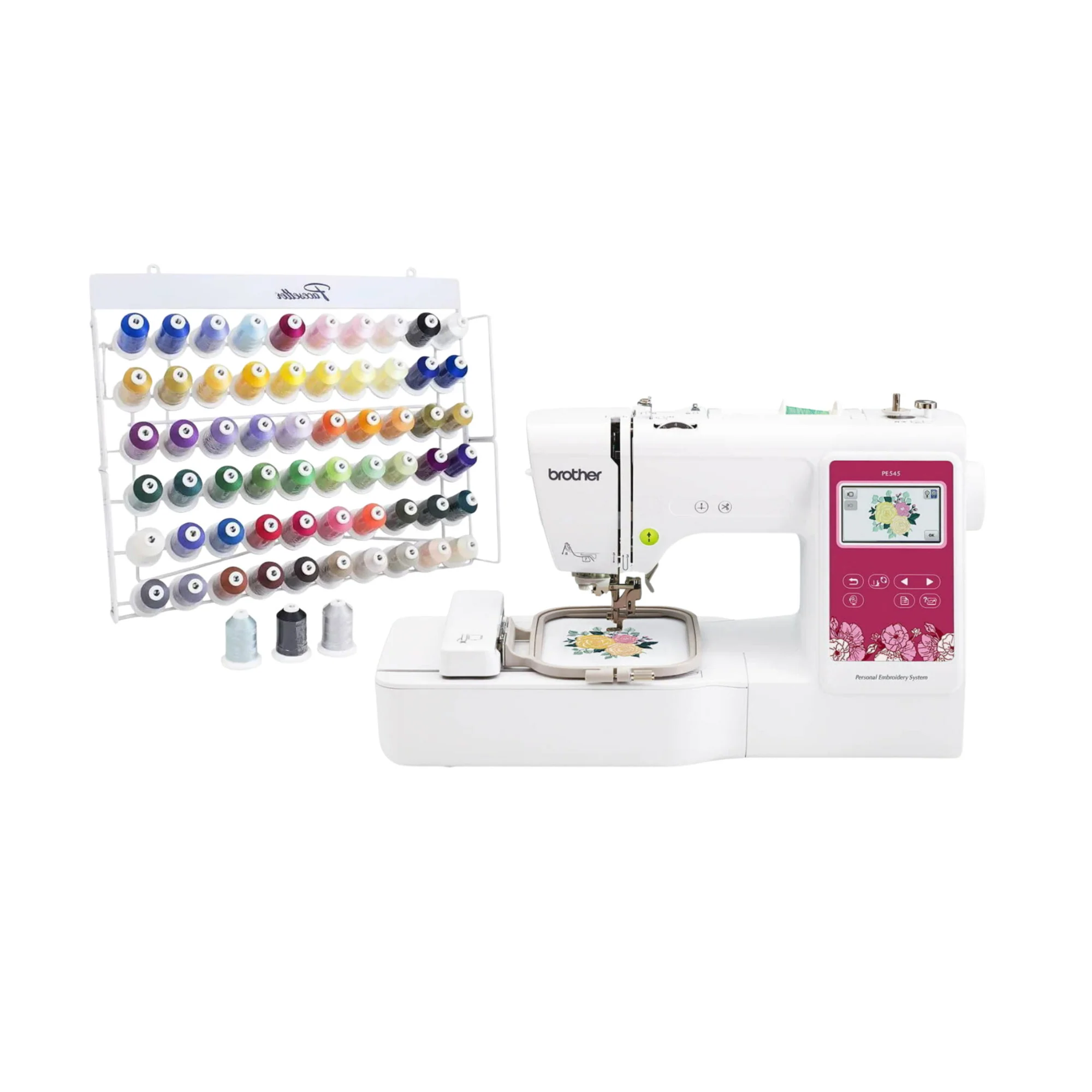 Brother Elite PE545 3.7-Inch Computerized Embroidery Machine and Thread Set
