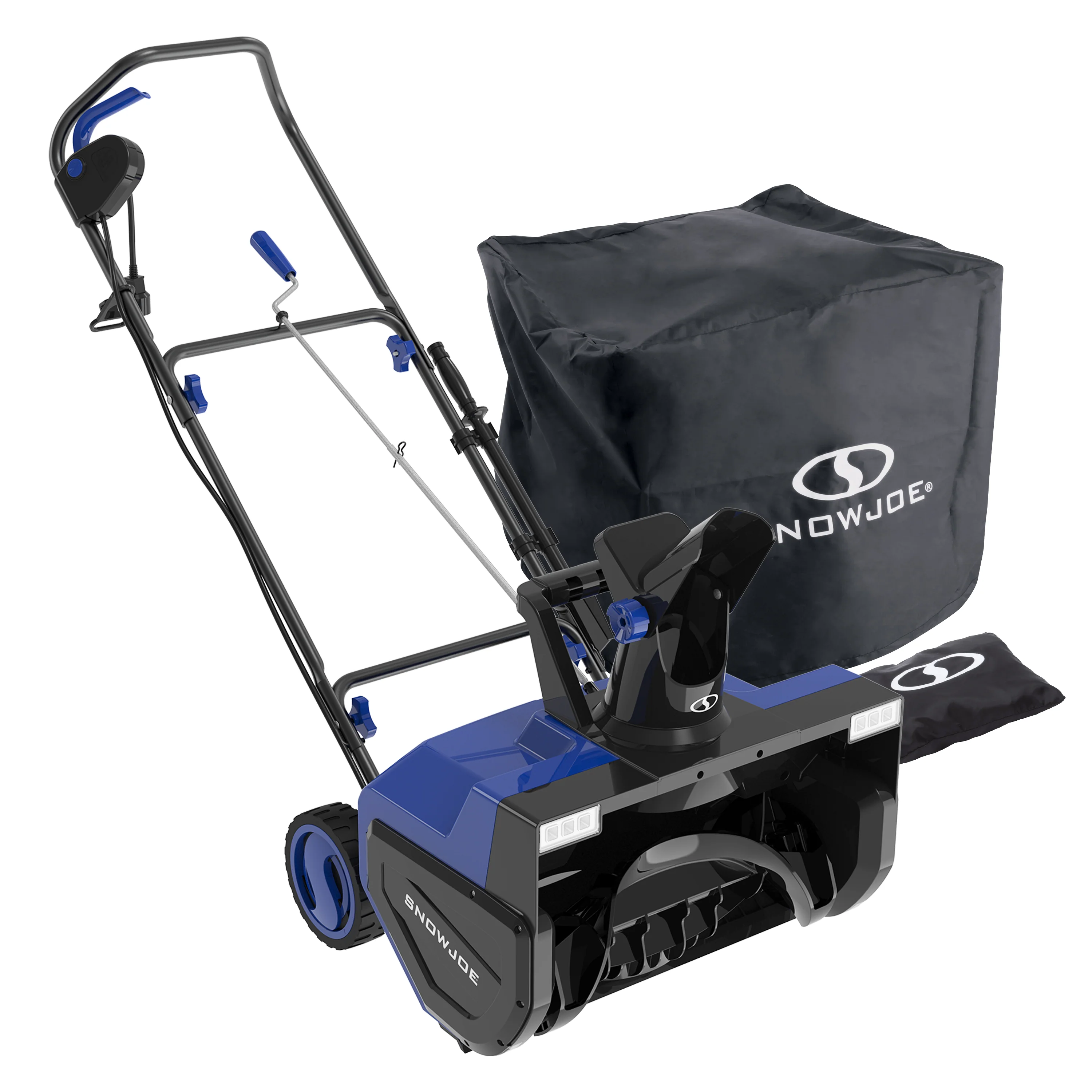 Snow Joe SJ627E-CVR Electric Snow Blower | 22-Inch | 15-Amp | w/ Dual LED Lights + Bonus Cover
