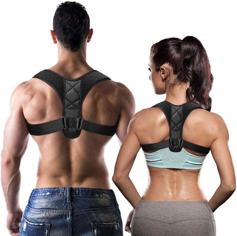 Posture Corrector Medical Clavicle Posture Corrector Adult Children Back Support Belt Corset Orthopedic Brace Shoulder Corrector Back Brace (Size : M)