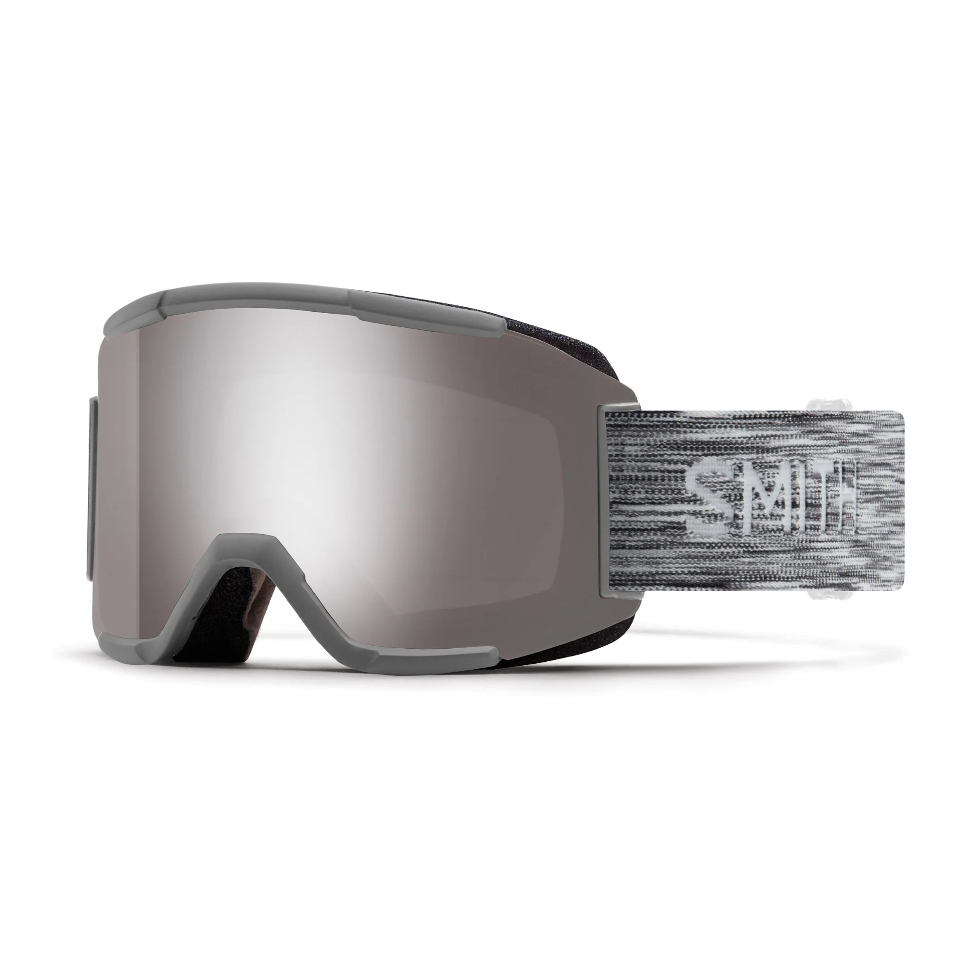 Smith Optics Squad Snow Goggles (Cloudgray, ChromaPop Sun Platinum Mirror)