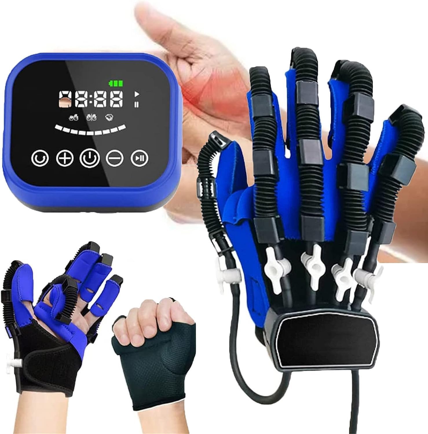 Hand Rehabilitation Robot Gloves Rehabilitation Robot Gloves ，Hand Rehabilitation Device Help Patient With Hand Dysfunction ， Rehabilitation Training To Make Your Fingers Younger ( Color : Righthand ,