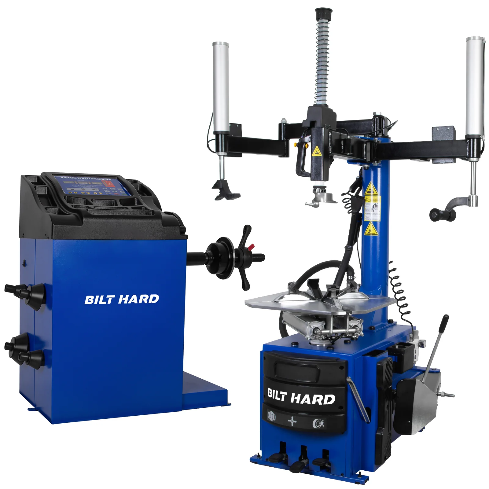 BILT HARD 2 HP Double Assist Arms Tire Changer Wheel Balancer Combo