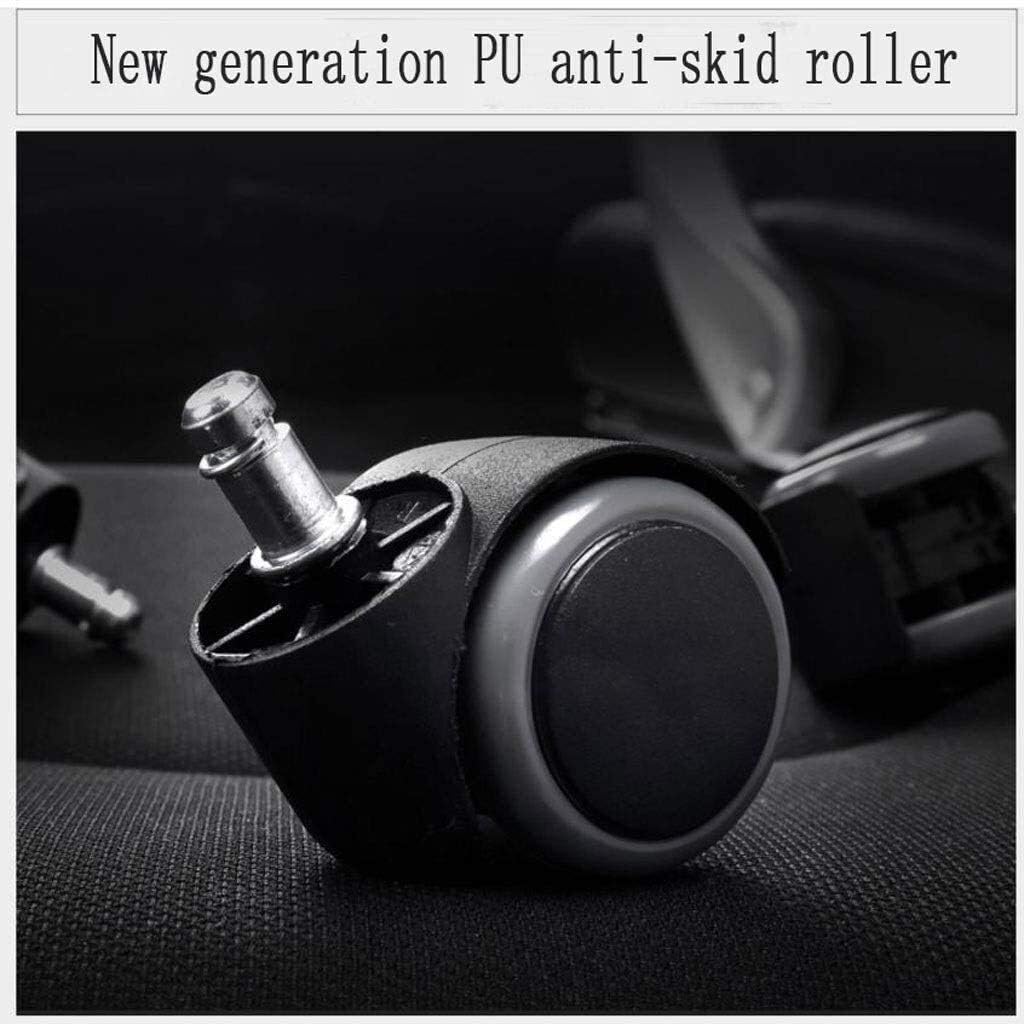 Executive Swivel Adjustable Swivel Office Desk Chair with Armrests Lumbar Support Desk Ergonomic Chair Chair Home Office Chair Leather Boss Chair Swivel Chair Study Room Ba,Black-With footrest