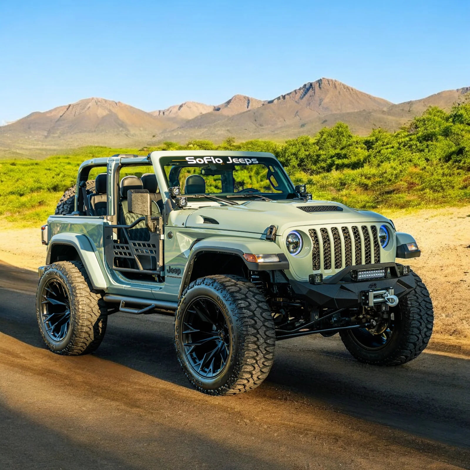 Jeep Wrangler 2dr Pipe Doors 2018-2026